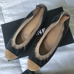 CHANEL Ballerina Flats - Size 8